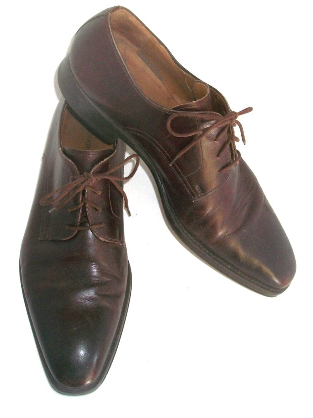 Magnanni Melo Handmade Brown Leather Lace Up Luxury Oxfords 10.5M $435